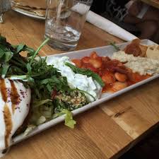 Tabbouli, hummus and baba ganoush. Levant Kamppi 26 Tips
