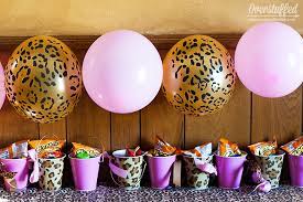 Black, white and pink kate spade birthday party! Super Simple Cheetah Birthday Party Ideas Overstuffed Life