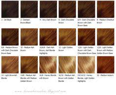 hair color chart for womens and hair color chart pictures