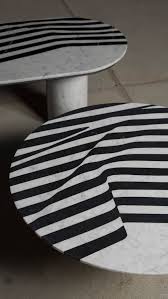 Olga Bielawska Creates Visual Effects With Marble For Veiled Tables Marble Tables Design Marble Furniture Patterned Furniture
