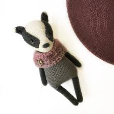 Blossom Der Dachs Amigurumi Hakelanleitung Pdf Anleitung Auf Englisch Crochet Amigurumi Crochet Deer Amigurumi Patterns