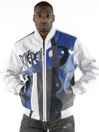 Pelle Pelle White Plush Picasso Leather Jacket Pelle Pelle Jackets Jackets Mens Jackets