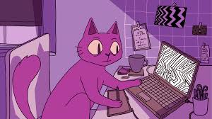 1 in cat gif *creation* • 100% original content • daily updates. Computer Cat On Behance