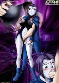 TeenTitans Threesome with Raven Hentai Porns
