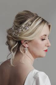 Tralcio per capelli da sposa stella celeste fatto a mano con cristalli  scintillanti e perle d'acqua dolce Accessorio per capelli da sposa di lusso 