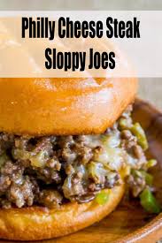 This recipe was developed for stubb's by heather hunsaker, of kitchen concoctions. Must Try Philly Cheese Steak Sloppy Joes Let S Cook