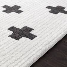 Black And White Boho Rugs Tommen Boho Crafted Geometric Charcoal White Area Rug Area Rugs Rugs White Area Rug