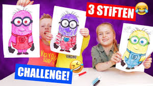 Baby boten brawl stars buurman en buurman c. 3 Stiften Challenge 3 Marker Challenge Dezoetezusjes Youtube