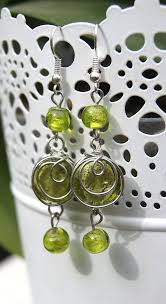 Boucles D Oreilles Fantaisie En Pate De Verre Tiges Sans Etsy Drop Earrings Earrings Jewelry