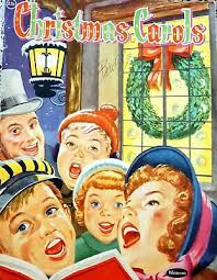Illustrated 1938 CHRISTMAS CAROLS Song Book SHEET MUSIC by Karl Schulte  Whitman