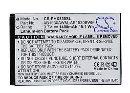 1400mAh Battery For Philips Xenium X806 ...