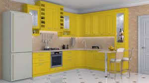 Кухня в лимонном цвете
