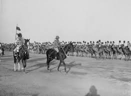 Review of the State Troops of Bikaner by His Royal Highness the Prince of Wales and His Highness the Maharaja of Bikaner on Monday, December 5, 1921.