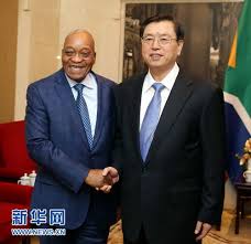 He also served as the deputy president and vice president of the africa national congress and as the deputy president of south africa. Zhang Dejiang Meets With President Jacob Zuma Of South Africa