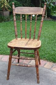 restoring an old country kitchen chair