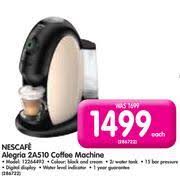Check spelling or type a new query. Special Nescafe Alegria 2a510 Coffee Machine 12264493 M Guzzle Co Za