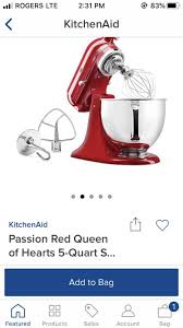 Kitchenaid stand mixer makes me want to cook! Kitchenaid 100 Year Limited Edition Queen Of Hearts 5 Quart Tilt Head Stand Mixer Closeout Walmart Com Walmart Com