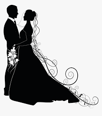 Happy wedding couple just married cute glamour wedding couple illustration. Wedding Invitation Bridegroom Clip Art Groom And Bride Png Transparent Png Kindpng