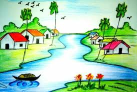 Hasil kerja lukisan laut dalam pendidikan seni visual tahun 4. 100 Gambar Pemandangan Alam Pantai Gunung Laut Dll