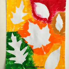 Fall Leaf Painting Craft For Kids Craft Corner Diy I also love that this one has some texture to it, as well as some straight lines. fall leaf painting craft for kids