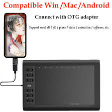 They include graphic tablets, drawing monitors, and universal tablets designed with graphic features for artists. 10x6 Digital Graphics Drawing Tablet Pc Artist Board Pad Painting Pen 1 361
