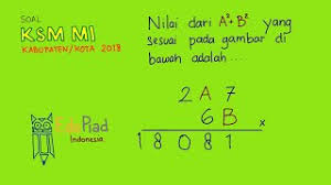 Soal ksm mi ipa 2019 tingkat nasional; Pembahasan Soal Ksm Mi Cryptarithm Youtube