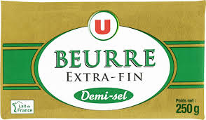 Beurre Extra Fin Demi Sel 80 De Mg U 250 G