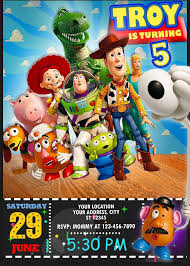 Toy Story 4 Birthday Party Invitation 5 Amazing Designs Us Toy Story Invitations Toy Story Birthday Party Toy Story Party Decorations