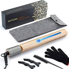 Zanzibar hair & beauty salon. Nition 1 Zoll Keramik Turmalin Flat Iron Lcd Display Salon Temperatur Digital Haarglatter Champagner Gold Amazon De Drogerie Korperpflege