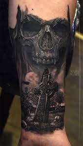 However, now the number of lovers of this design has increased manifold. Skull Tattoo By Catalin Limited Availability At Salvation Tattoo Studios Skull Tattoo Design Skull Sleeve Tattoos Sleeve Tattoos