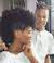 Faux Hawk Updo Natural Hair