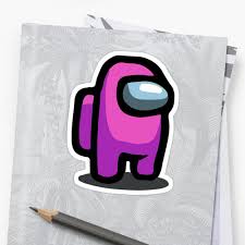 Among Us Crewmate Pink Sticker By Nostylistxd In 2020 Stickers Iphone Icon Pink