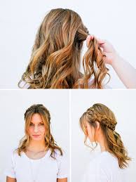 Though it's a little harder to master curly hair can be finicky to braid, but this easy crown braid tutorial is made specifically for the curly. I Can See Your Halo Halo A Half Halo Braid Tutorial In 10 Minute Or Less Paper And Stitch