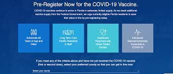 Registration through the aarogya setu app will start on april 28th. Florida Opens Statewide Covid 19 Vaccine Registration Website