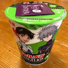 Myojo Charumera Evangelion Instant Noodle Cup - Shinji and Kaworu Shio  Ramen Review