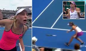 How good is aļona ostapenko exactly?! Naomi Broady Accuses Jelena Ostapenko Of Throwing Racquet At Ball Boy Daily Mail Online