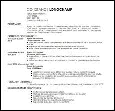 L'usage de logos et icônes sur un cv est à la mode. Exemple De Cv Agent De Location Exemples Modeles De Cv