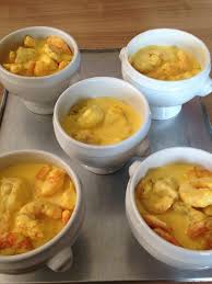 Montgolfieres De Lotte Et Crevettes Sauce Safranee Recette Recette Entree Chaude Recettes De Cuisine Recette Lotte
