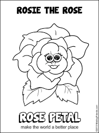Coloring Sheet Rosie Girl Scout Daisy Petals Girl Scout Daisy Activities Daisy Girl Scouts