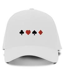 Embroidered Adjustable Poker Suits Hat Beautiful And High Quality Professional Machine Embroidery With Great Detail Adjustab Quality Hats Hats Baseball Hats