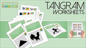 Complete the puzzle by moving and rotating the seven shapes. 252 Tangram Worksheets Providing Teachers And Pupils With Tangram Activities