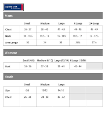 Sport Tek Sizing Chart Amerasport