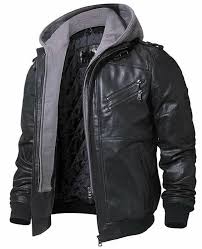 Mens Genuine Leather Jacket Aviator Fur Collar Distressed Black Handmade Brown Leather Motorcycle Jacket Leather Jacket Outfits Black Leather Motorcycle Jacket