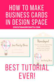 Check spelling or type a new query. Diy Business Cards In Design Space So Cute Cut N Make Crafts