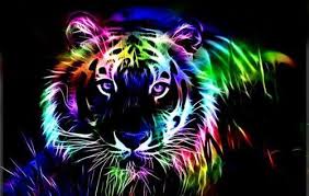 Download and use 10,000+ animal wallpaper stock photos for free. Bright Colors Photo Neon Big Cat Animal Wallpaper Animals Cool Backgrounds