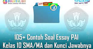 We did not find results for: Lengkap 105 Contoh Soal Essay Pai Kelas 10 Sma Ma Dan Kunci Jawabnya Terbaru Bospedia