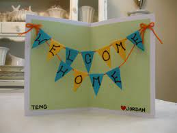 Welcome Home Card For Teng Welcome Home Cards Welcome Home Banners Welcome Card