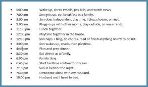Mom Schedule Stay At Home Mom Toddler Schedule