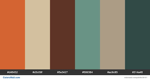 Vintage Record Retro Design Mockup Colors Palette Retro Color Palette Vintage Color Schemes Vintage Colour Palette