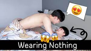 Seducing My Boyfriend In The Morning By Wearing Nothing🔥🔥*Sexy Boys Kiss*  [Gay Couple Lucas&Kibo BL] - YouTube